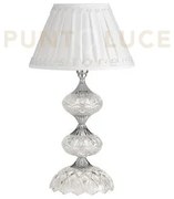 Dallas lume piccolo cromo e cristallo con paralume d.25cm 1 luce at...