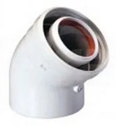 Curva Coassiale 45° Ø60/100 X caldaia/Csi-I KHG71405981