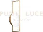 Applique a parete led fobos oro 12w 1900lm cct 3000k 4000k 6500k 10...