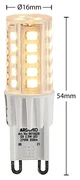 Arcchio lampadina LED bispina G9 4,5W 3.000K