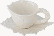 Tazza da caffè con piattino Shellie