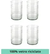 Set 4 bicchieri bibita Aware Tin Can Pasabahce