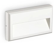 Applique Da Parete Contemporaneo Febe Alluminio Bianco Led 6W 4000K Ip65