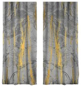 Tende in grigio-oro in set di 2 140x260 cm - Mila Home