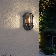 Lampada da Parete da Esterno Argento Ovale IP44 - Noutica