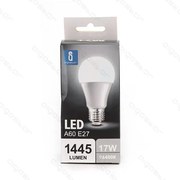 LED A5 A60 BIG ANGLE E27 17W 6400K 1445lm 230V D60*H119mm