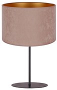 Duolla - Lampada da tavolo ROLLER 1xE14/15W/230V diametro 20 cm beige/oro