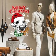 Merry christmas dog | Vetrofania