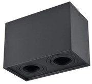 Luce Spot HADAR Q2 2xGU10/10W/230V nero