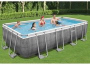Power Steel Set Piscina Rettangolare 549x274x122 cm - Bestway
