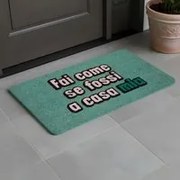 Zerbino 40x70 cm azzurro Zerbinomania