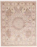 Tabriz Tappeto orientale 310 x 250 Grigio (Indian) Annodato A Mano