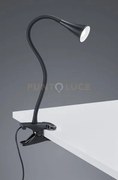Viper lampada da studio led 3w 400lm, 3000k flessibile con pinza ne...