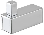 Appendino bagno a muro in acciaio cromato   Unica