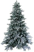 Albero di Natale artificiale innevato Copenhagen verde H 210 cm x Ø 156 cm