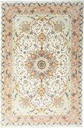 Tabriz Tappeto persiano 300x200 Beige (Iran) Annodato A Mano