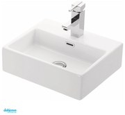 Lavabo Sospeso "Daphne" Da 60x42 Cm Finitura Bianco Lucido