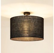 Brilagi - Lampadario TUBES ROLLER 1xE27/15W/230V Ø 50 cm nero