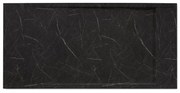 Piatto doccia SENSEA in resina Neo nero L 90 x L 160 x H 3 cm opaco effetto marmo