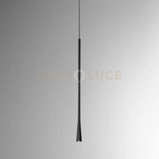 Dafne s/g - sospensione nera in alluminio a led 213lm 3000k 7w
