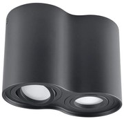 Faretto HADAR 2xGU10/10W/230V nero