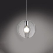 Sospensione Moderna Sirio 1 Luce In Metacrilato Trasparente Space Collection