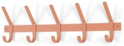 Attaccapanni da parete color salmone in metallo 70 cm Dexter – Spinder Design