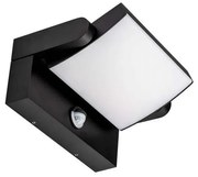 Lampada da parete LED esterna con sensore LED/17W/230V 3000K IP65 nero