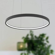 Lampadario Circolare a Sospensione Ø120cm - Nero Colore del corpo Nero