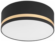 Plafoniera SIRJA STRIPE 2xE27/15W/230V diametro 35 cm nero