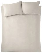 Set copripiumino e federa color crema in velluto per letto matrimoniale e per letto esteso 230x220 cm Kingsley – Catherine Lansfield