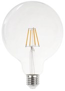 Lampada LED E27 8W a Filamento 140 lm/W Dimmerabile - G125 Colore Bianco Naturale 4.000K