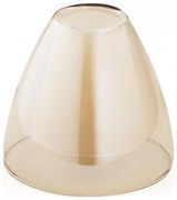 Vetro di ricambio per lampadario E27 diametro 11,5 cm beige