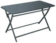 Tavolo da pranzo per giardino Idaho NATERIAL struttura e superficie in Alluminio  blu per 4 persone 130x75cm