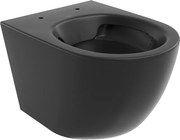 Mexen Lena WC senza bordo, nero opaco - 3322XX85
