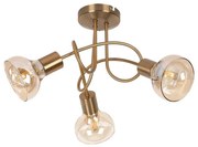 Rabalux 5548 - Lampadario fisso HOLLY 3xE14/40W/230V oro