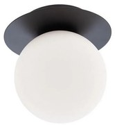 Redo 01-3129 - Plafoniera HAIKU 1xE14/28W/230V diametro 18 cm nero