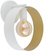 Applique HAPPY 1xE27/60W/230V bianco/oro