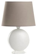 Lampada da tavolo charm Lampada da tavolo shabby Zen/P grigio cotone E27