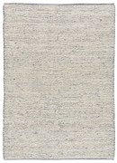 Tappeto color crema in cotone tessuto a mano 60x110 cm Reimagine – Universal