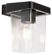 Lampada da parete per esterni moderna nera IP54 - Chimay