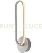 Applique a parete led infinity bianca 11w 1400lm 4000k 12x7,5x38cm