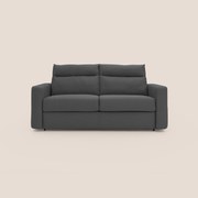 Cupido Divano letto materasso H18 cm e schienale alto in tessuto impermeabile simil cotone T13 antracite