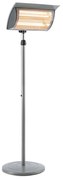 blumfeldt Heat Guard Focus Riscaldatore da Terrazza IR ComfortHeat 1000/2000W grigio
