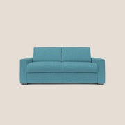 Nixon Divano letto matrimoniale con materasso 20 cm in tessuto impermeabile T03 azzurro
