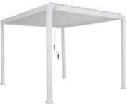 Pergola 3,6x3,6 m bianco Evora