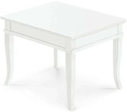 DOMINICK - tavolino bacheca in legno massello piano in legno