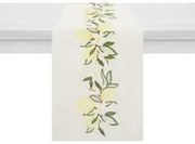 Runner 50x150 cm bianco con limoni