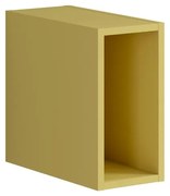 Struttura pensile da bagno Pixel laccato opaco giallo sole L 20 x H 40 x P 45.5 cm