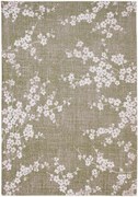 Tappeto jacquard lavabile da interno-esterno Sakura